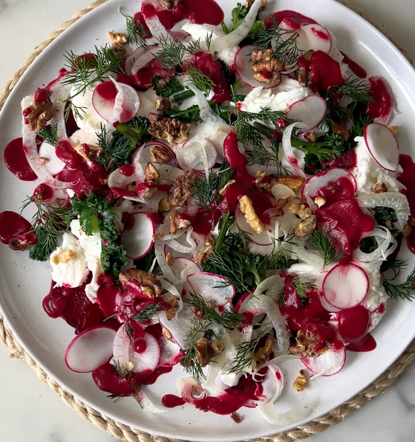 Barbie’s beetroot salad +&nbsp;dressing